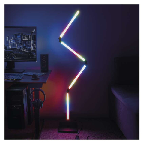 LAMPADAR LED GOSMART, 175 CM, RGBIC+LUMINA CALDA, WI-FI [18]