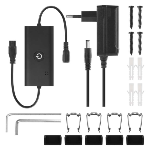 LAMPADAR LED GOSMART, 175 CM, RGBIC+LUMINA CALDA, WI-FI [9]