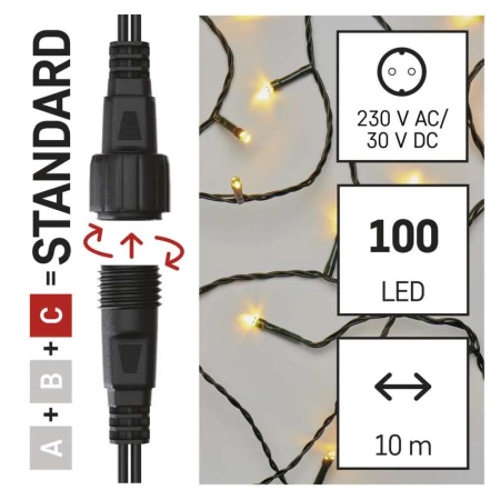 Lanț de Craciun de legatura cu LED standard [3]