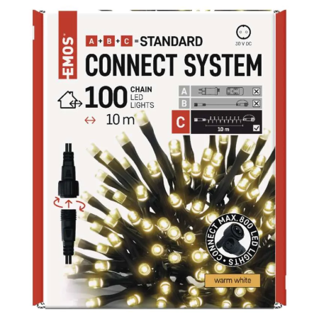 Lanț de Craciun de legatura cu LED standard [4]