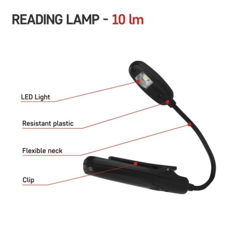 LED Booklight, 10 lm, 1× AAA [2]