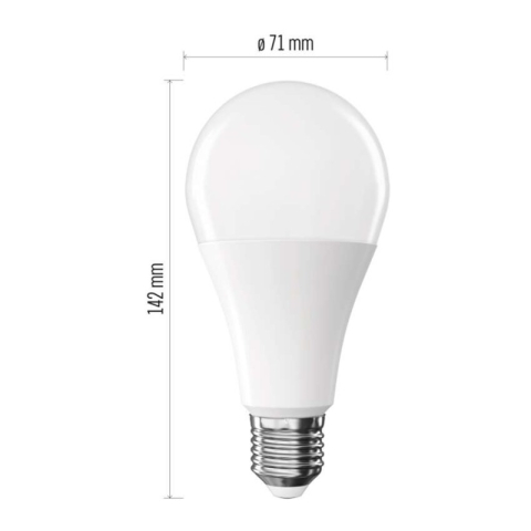 LED Bulb Classic A70 / E27 / 16 W (120 W) / 1901 lm / Warm white [1]