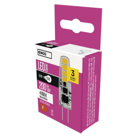 LED bulbs - LED Bulb Classic JC / G4 / 1.9 W (21 W) / 200 lm / neutral white