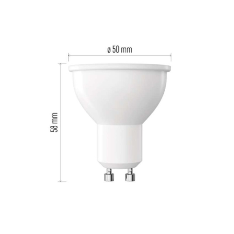 LED Bulb Classic MR16/ GU10 / 7 W (60 W) / 800 lm / warm white / dimmable [1]