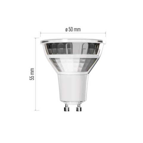 LED Bulb Classic MR16 silver/ GU10 / 3 W (32 W) / 345 lm / Neutral White [1]