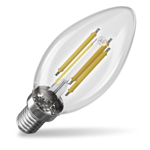 LED bulbs - LED Bulb Filament Candle A CLASS/ E14 / 3,8 W (60 W) / 806 lm / Warm white