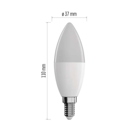 LED Bulb GoSmart Candle / E14 / 4.8 W (40 W) / 470 lm / RGB / dimmable / WiFi [2]