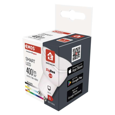 LED Bulb GoSmart MR16 / GU10 / 4.8 W (35 W) / 400 lm / RGB / dimmable / Zigbee [1]