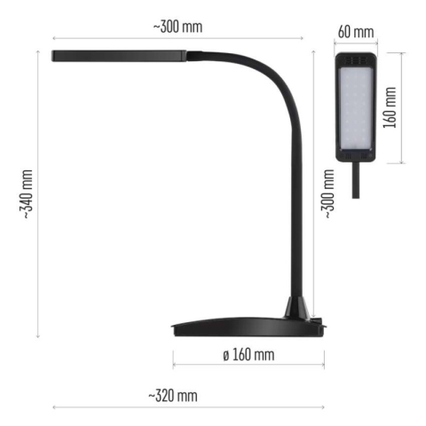 LED Desk Lamp EDDY black [2]