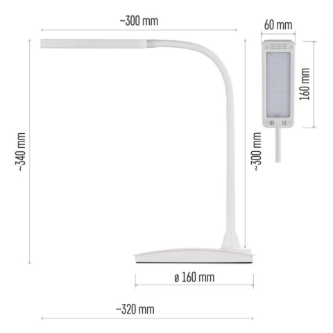LED Desk Lamp EDDY white [2]
