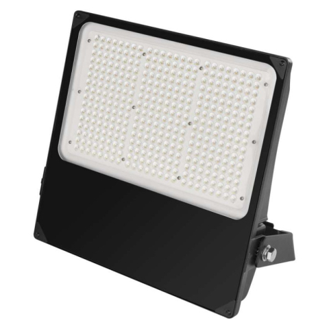 LED Floodlight ASIMO Asymmetric 300W, black, neutral white [1]