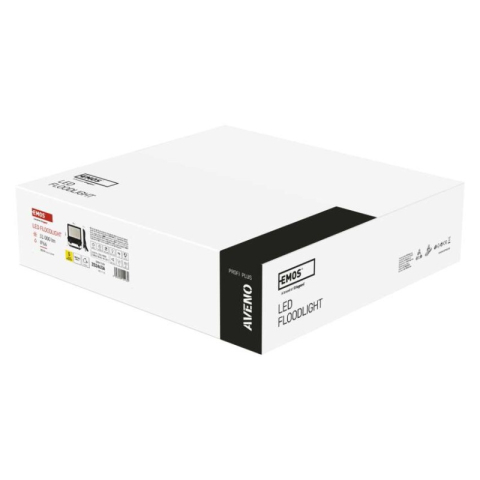 Floodlights - LED Floodlight AVENO 200W black, neutral white