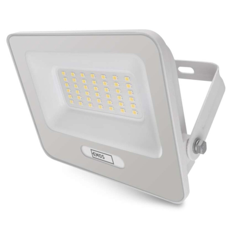 Emos - LED floodlight GLARO 30W, white, IP65, 3000 lm, neutral white