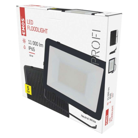 Floodlights - LED Floodlight INOVO, 100W, anthracite, neutral white