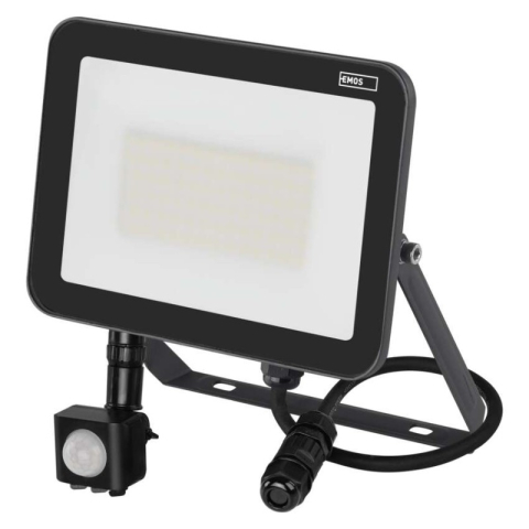 LED Floodlight INOVO with motion sensor, 50W, anthracite, neAutral white [1]