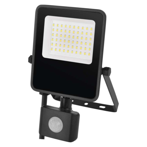 LED Floodlight VISIO with motion sensor, 30 W, black, neutral white [2]