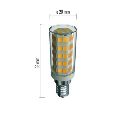 LED Fume hood bulb Classic JC / E14 / 4.5 W (40 W) / 465 lm / neutral white [1]
