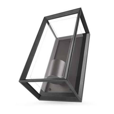 Emos - LED garden wall light MALVA, 13 × 12 × 25 cm, 1 × E27, 15 W
