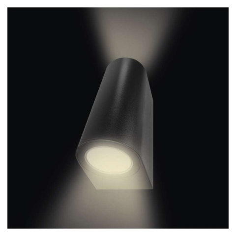 LED garden wall light OCULUS, 8.8 × 6.7 × 15.3 cm, 2 × GU10, 35 W [1]