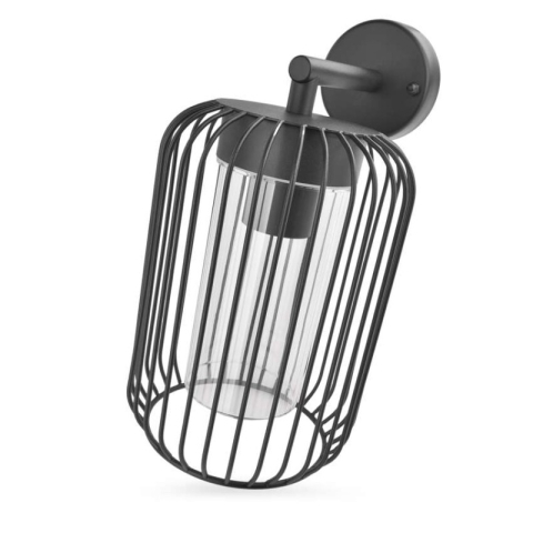 Emos - LED garden wall light SALVIA, 20,8 × 16 × 28,5 cm, 1 × E27, 15 W