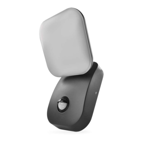 Emos - LED garden wall light with dusk sensor NIKA, 12 × 12 × 20 cm, 12.8 W, warm white