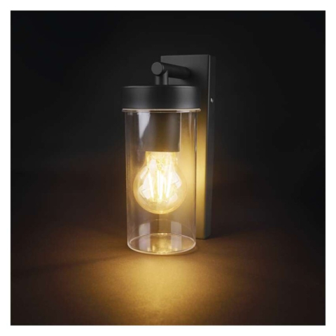 LED garden wall light ZALA, 14.5 × 8.9 × 26.2 cm, 1 × E27, 15 W [1]