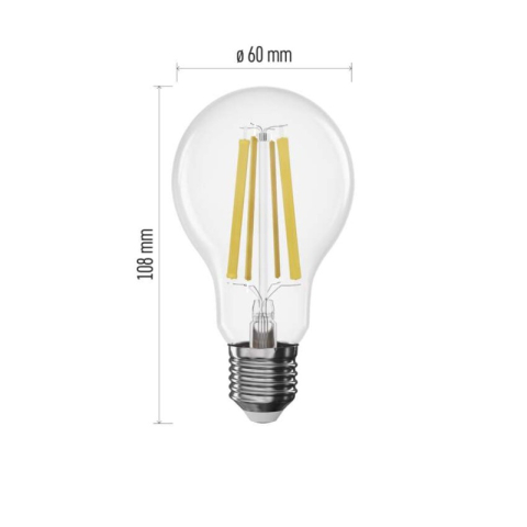 LED Lampe Filament A60 / E27 / 11W (100 W) / 1 521 lm / Warmweiß / dimmbar [2]
