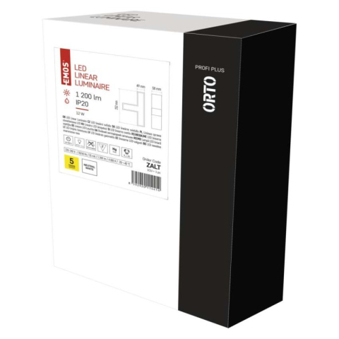 Emos - LED linear luminaire ORTO TCON 12W, neutral white