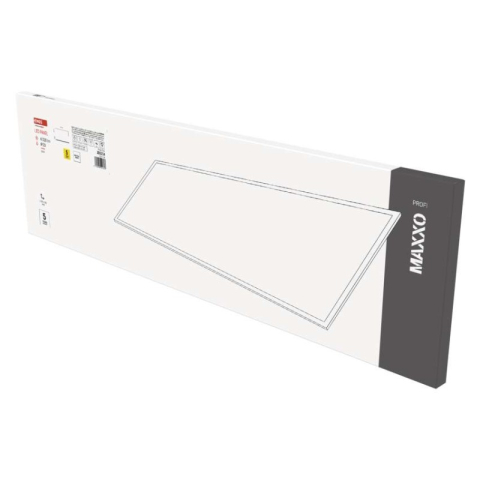 Big LED panels - LED panel MAXXO 30×120, recessed, white, 36W neutral white