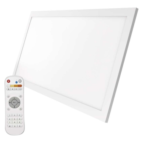 LED panel RIVI 30x60 rectangular surface mounted 25W with frame, dimmable with CCT change [1]