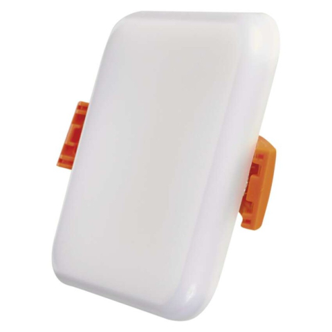 LED panel VIXXO 75×75 square, built-in, white, 6 W neutral white [1]