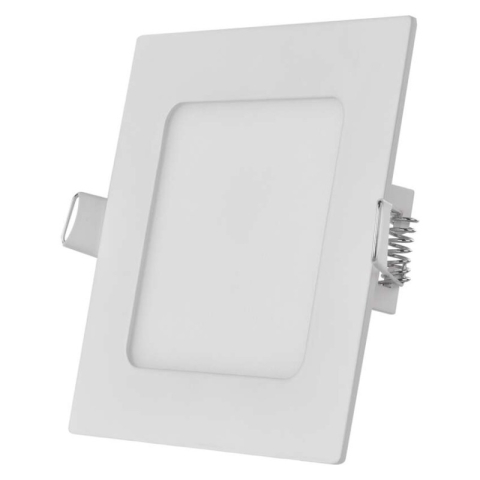 LED recessed luminaire NEXXO, square, white, 7W, warm white [1]