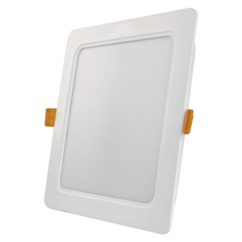 LED recessed luminaire RUBIC, square, white, 18W, neutral white [1]