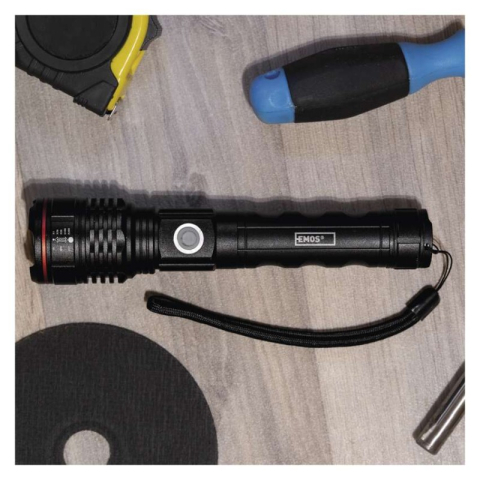 LED Rechargable Metal Flashlight P3116, 600 lm [2]