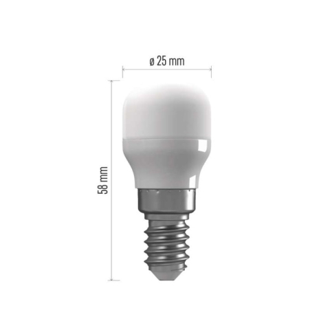 LED Refrigerator light bulb ST26 / E14 / 2,3 W (25 W) / 255 lm / neutral white [1]
