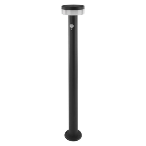 LED solar garden pillar light with dusk sensor, TERION, 12,5 × 12,5 × 80 cm [2]
