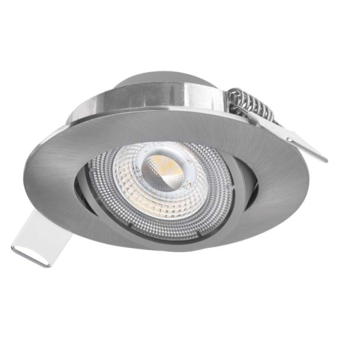 LED Spotlight SIMMI silver, round, 5W neutral white [1]