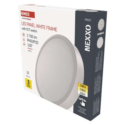 Luminaires - LED surface luminaire NEXXO, round, white, 28.5W, with change CCT