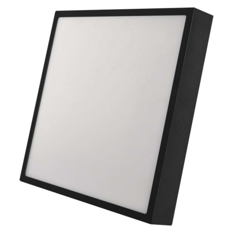 Luminaires - LED surface luminaire NEXXO, square, black, 28.5W, with change CCT