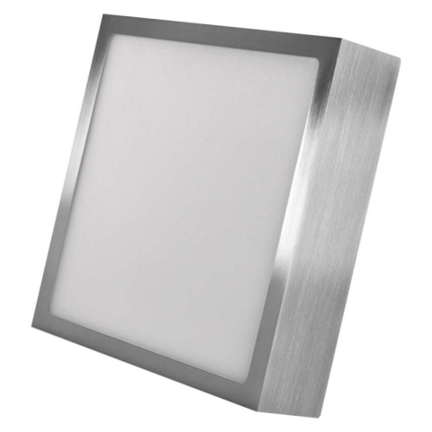 LED surface luminaire NEXXO, square, silver, 12.5W, with change CCT [1]