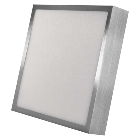 LED surface luminaire NEXXO, square, silver, 21W, with change CCT [1]