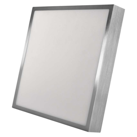 LED surface luminaire NEXXO, square, silver, 28.5W, with change CCT [1]