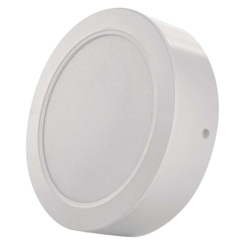 LED surface luminaire RUBIC, round, white, 18W, neutral white [1]