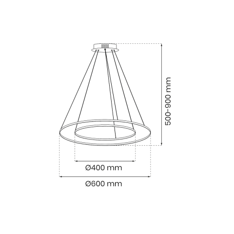 LUSTRA HOOP AURIU 51 W LED [4]