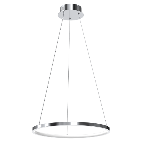 Lustre - LUSTRA HOOP CHROME 27W LED