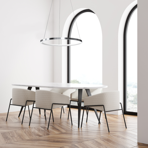 LUSTRA HOOP CHROME 27W LED [4]
