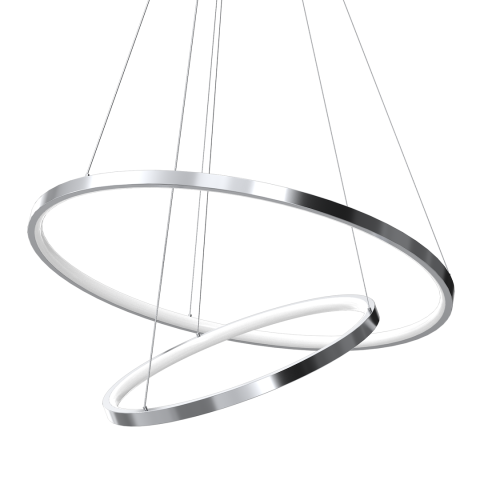 LUSTRA HOOP CHROME 51W LED [1]