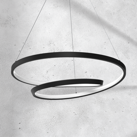 LUSTRA LUCERO NEGRU 48W LED [2]