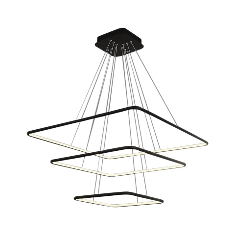 Lustre - LUSTRA NIX NEGRU 117W LED