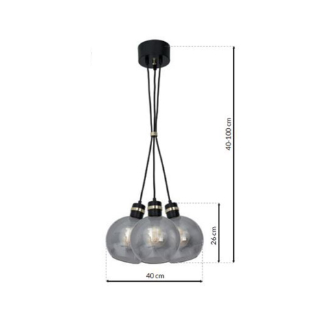 LUSTRA OMEGA NEGRU/AURIU [5]